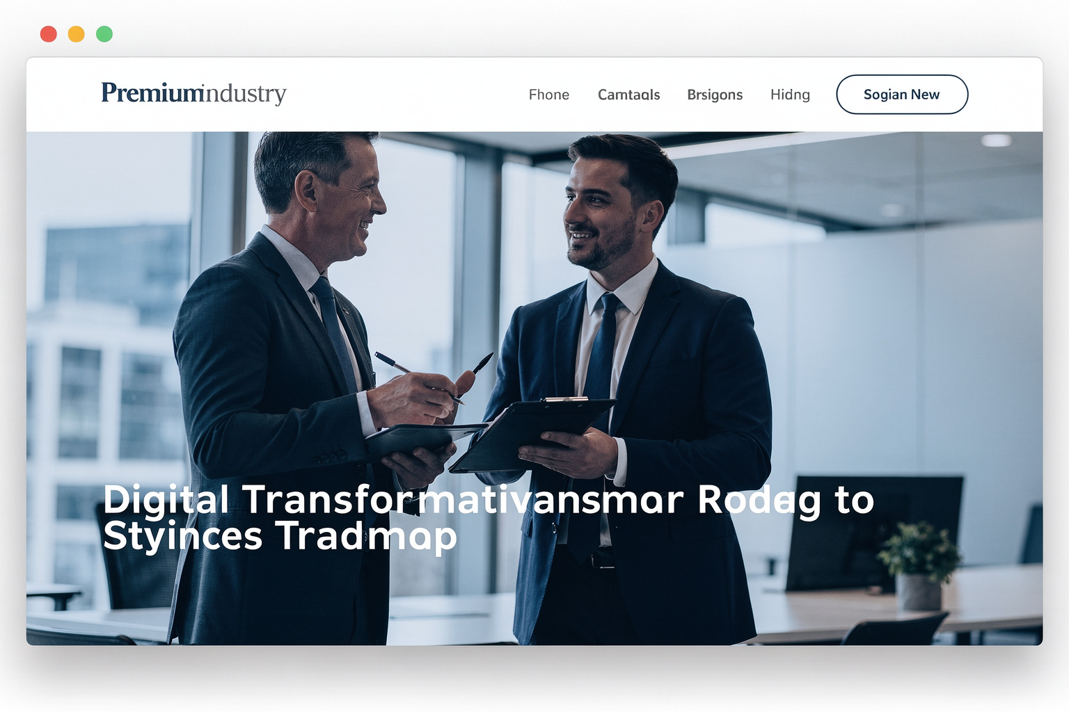 Hospitality consultation illustration