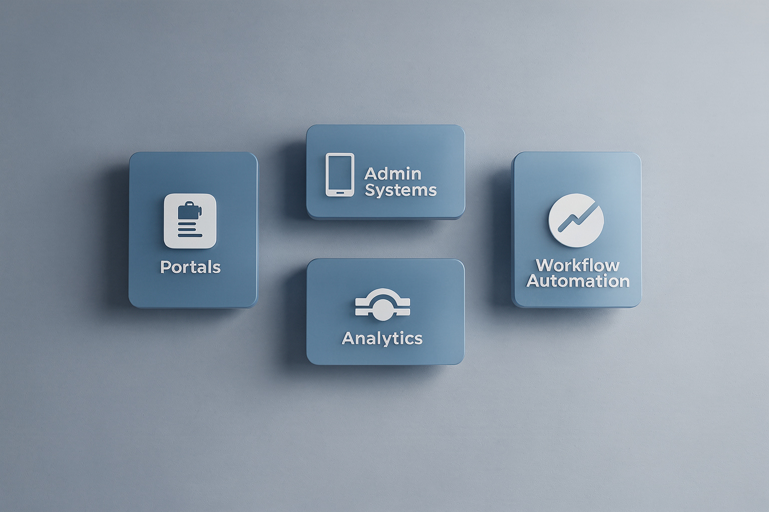 Hospitality solutions architecture illustration