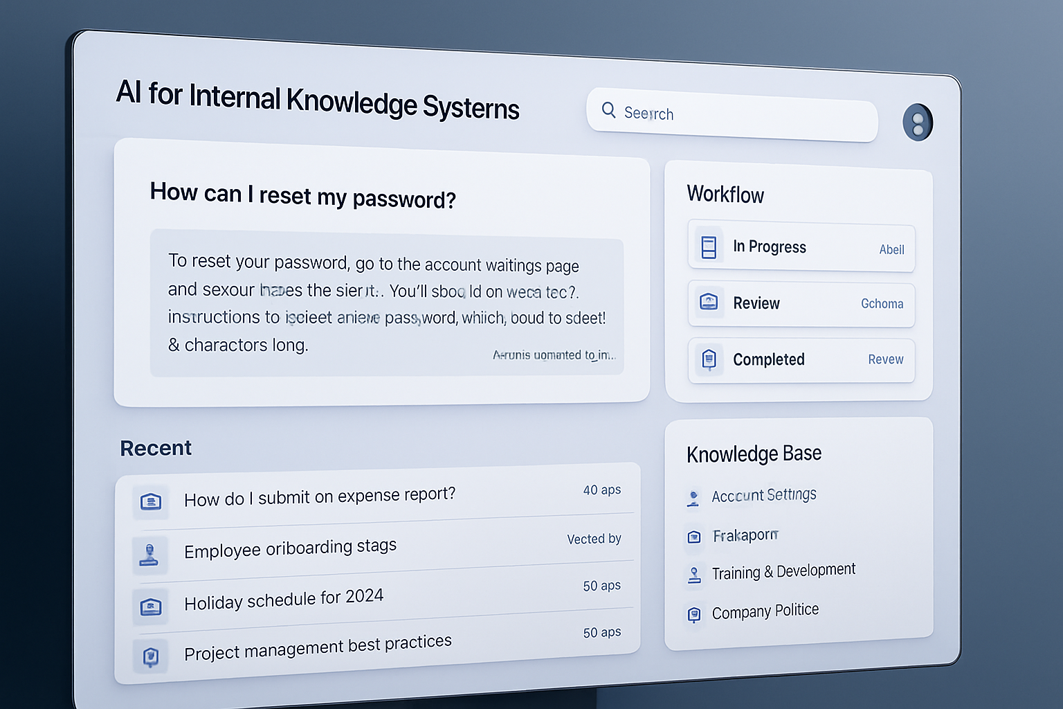 APPNEURAL ai for internal knowledge systems architecture visual
